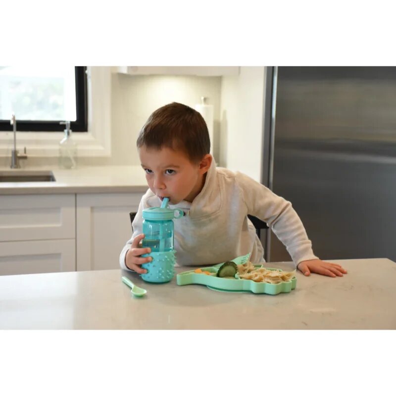 Melii Silicone Suction Plate tányér tapadókoronggal Dino 1 db