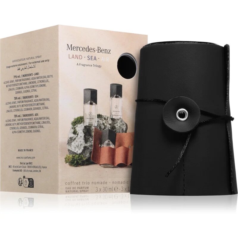 Mercedes-Benz Fragrance Trilogy ajándékszett uraknak 3x30 ml