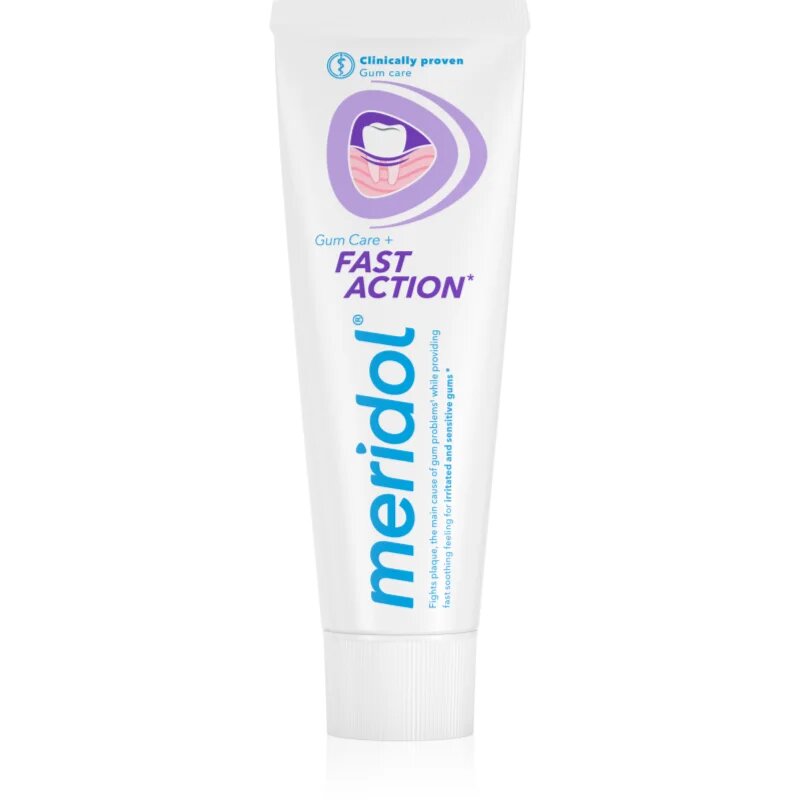 Meridol Fast Action fogkrém a fogíny védelmére érzékeny fogakra 75 ml