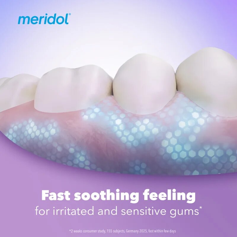Meridol Fast Action fogkrém a fogíny védelmére érzékeny fogakra 75 ml