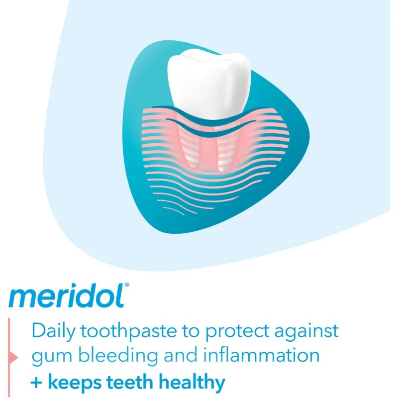 Meridol Gum Protection fogkrém segíti az irritált fogíny regenerációját 3 x 75 ml