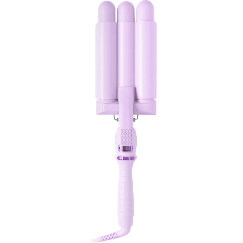 Mermade Cutie Waver 22 mm tripla hajsütővas hajra Lilac 1 db