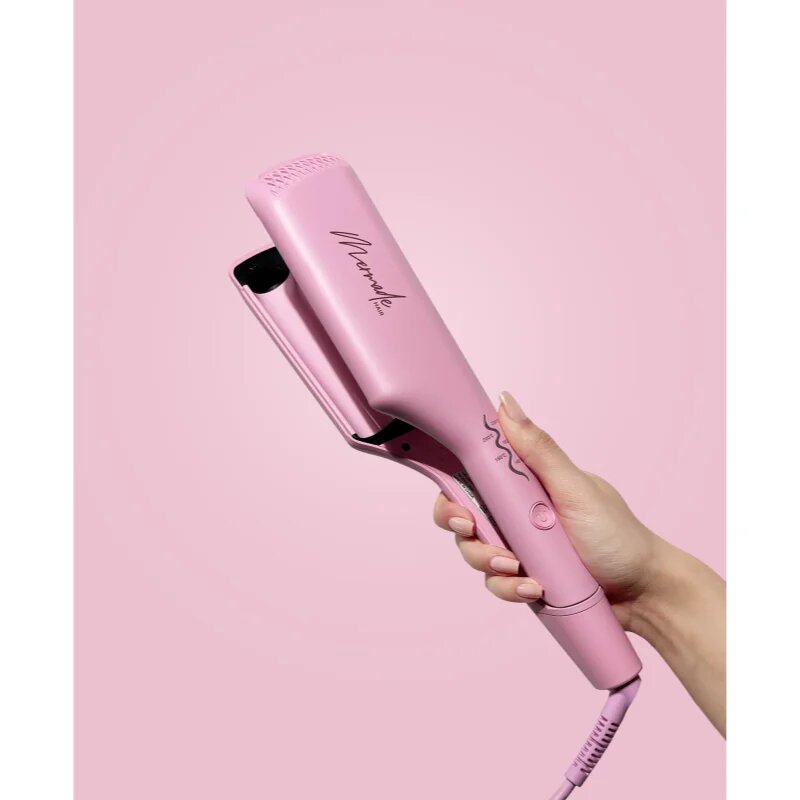 Mermade Double Waver Pink hajsütővas 1 db