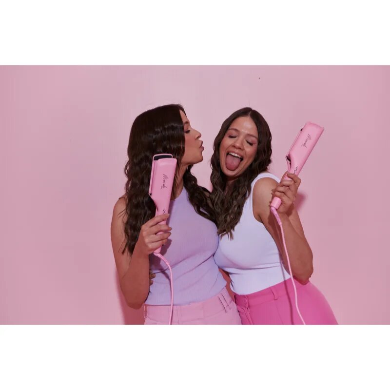 Mermade Double Waver Pink hajsütővas 1 db