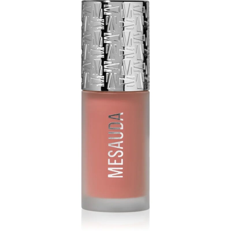 Mesauda Flush of Blush folyékony arcpirosító matt hatással árnyalat 101 Soft Mauve 8 ml