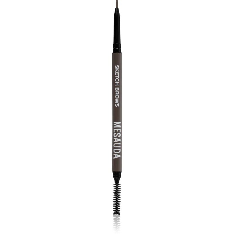 Mesauda Sketch Brows automatikus szemöldökceruza kefével árnyalat 102 Brunette 0.09 g