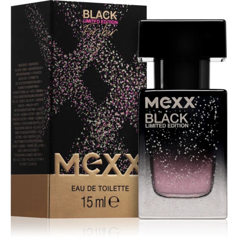 Mexx Black Woman Eau de Toilette hölgyeknek 15 ml