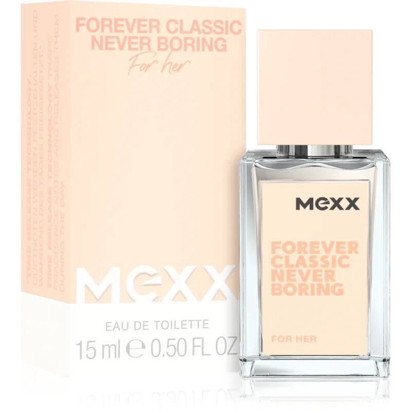 Mexx Forever Classic Never Boring New Eau de Toilette hölgyeknek 15 ml
