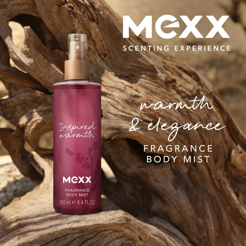 Mexx Inspired Warmth testápoló spray hölgyeknek 250 ml