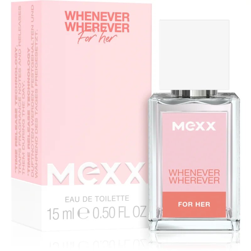 Mexx Whenever Wherever For Her Eau de Toilette hölgyeknek 15 ml