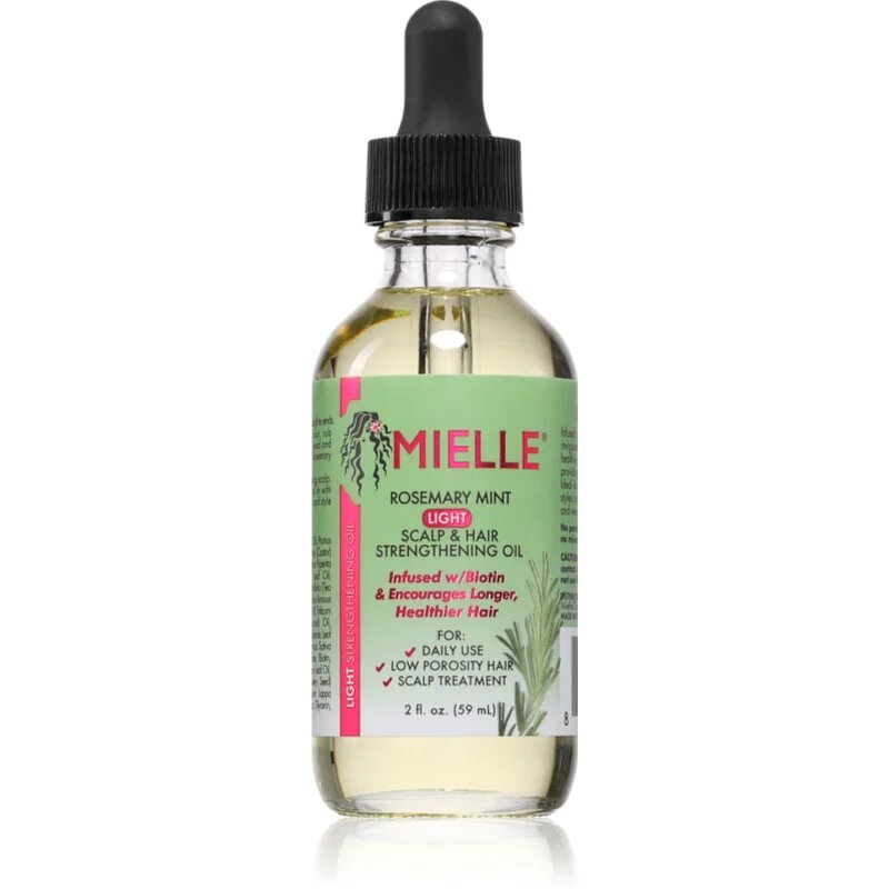Mielle Rosemary Mint Light Scalp & Hair Strengthening Oil erősítő olaj a hajra és a fejbőrre LIGHT 59 ml