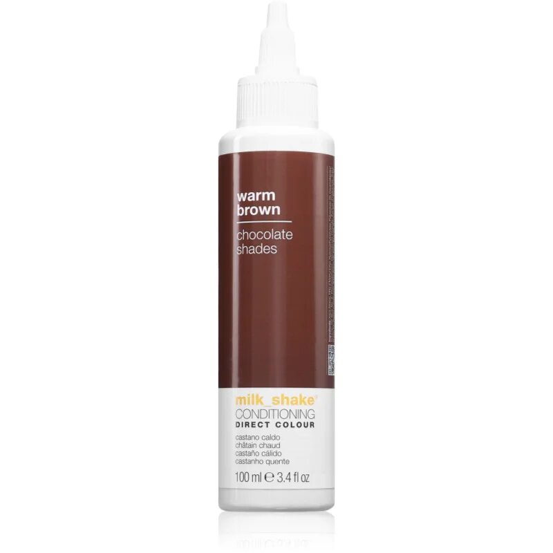 milk_shake® Direct Colour tonizáló kondicionáló az intenzív hidratálásért Warm Brown 100 ml
