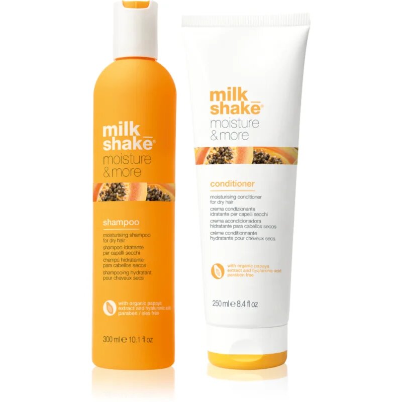 milk_shake® Duo pack Moisture & More szett száraz hajra hölgyeknek