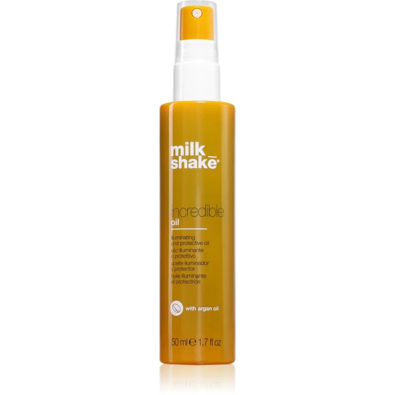 milk_shake® Incredible Oil regeneráló és védő olaj a sérült hajra és töredezett hajvégekre Argán olajjal 50 ml