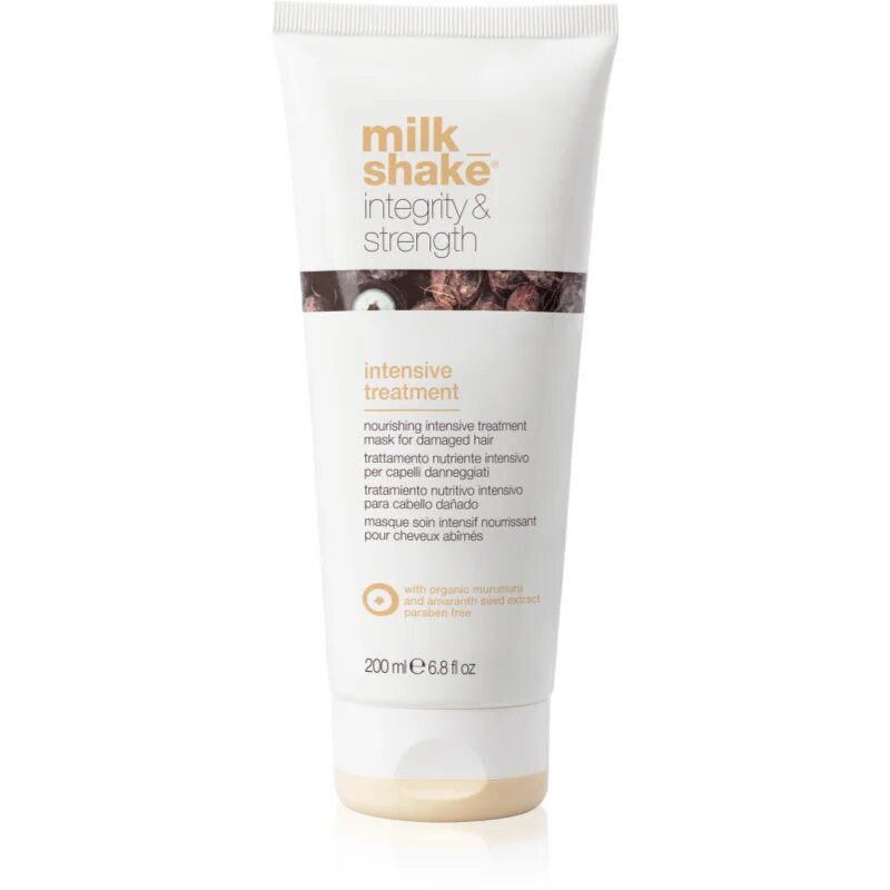 milk_shake® Integrity & Strength Intensive Treatment intenzív maszk a károsult hajra 200 ml