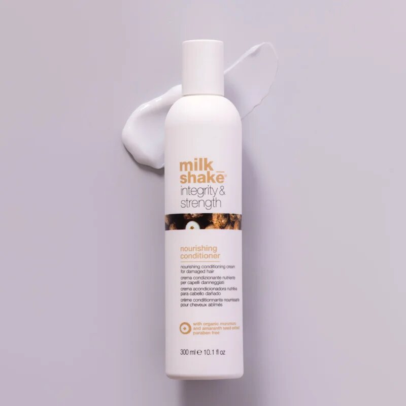 milk_shake® Integrity & Strength Nourishing Conditioner tápláló kondícionáló a károsult hajra 300 ml