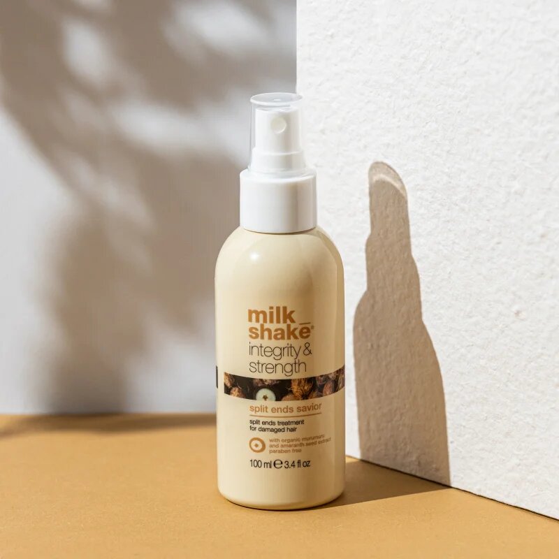milk_shake® Integrity & Strength Split Ends Saviour leöblítést nem igénylő ápolás a töredezett hajvégekre 100 ml