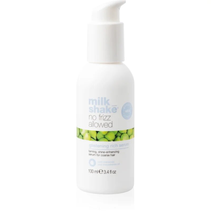 milk_shake® No Frizz Allowed Glistening Rich Serum szérum a hajra töredezés ellen 100 ml