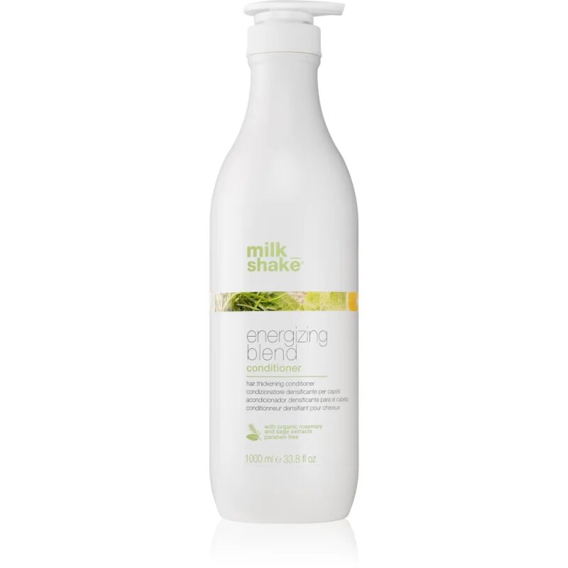 milk_shake® Scalp Care Energizing Blend energetizáló kondicionáló gyenge vékonyodó és töredezett hajra parabénmentes 1000 ml