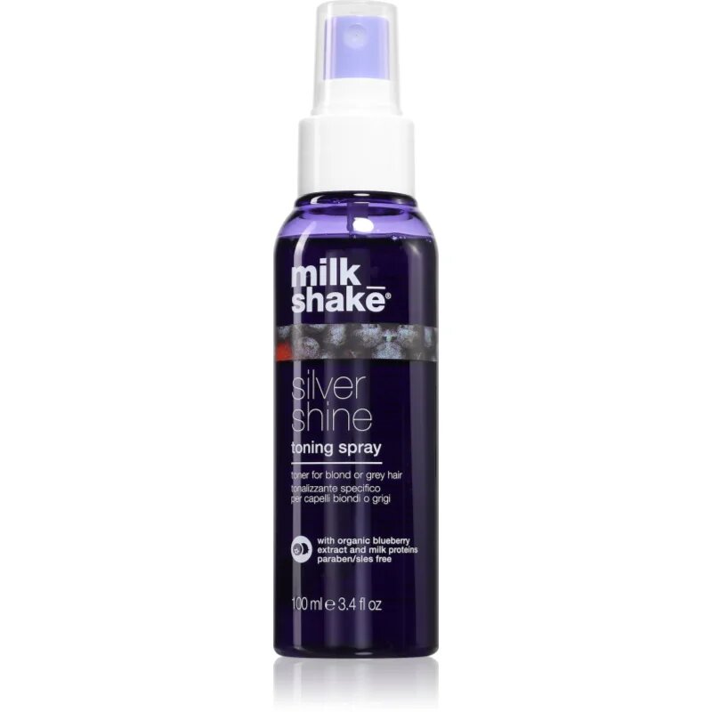 milk_shake® Silver Shine Toning Spray színező spray szőke és ősz hajra 100 ml