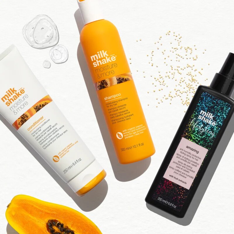 milk_shake® Three pack Amazing + Moisture & More szett száraz hajra