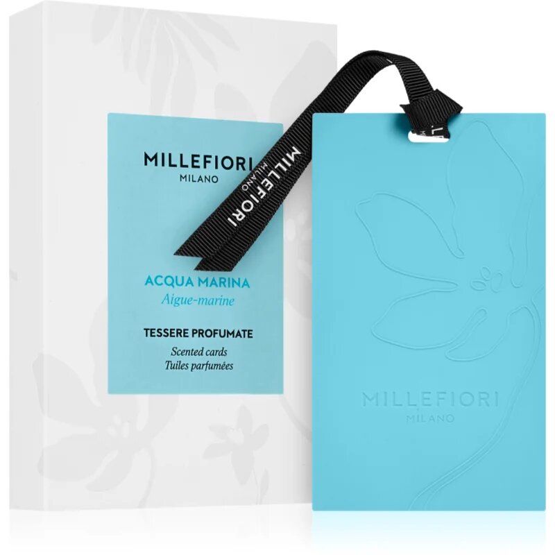 Millefiori Acqua Marina Laundry illatosító kártya 3 db