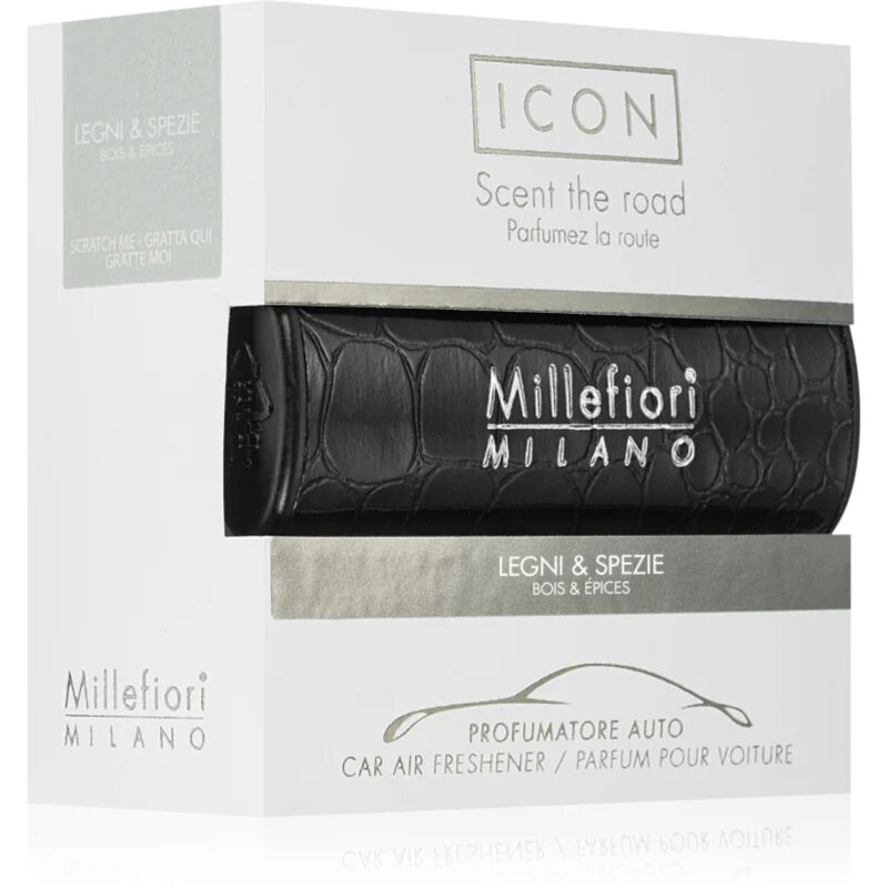 Millefiori Icon Wood & Spices illat autóba 1 db
