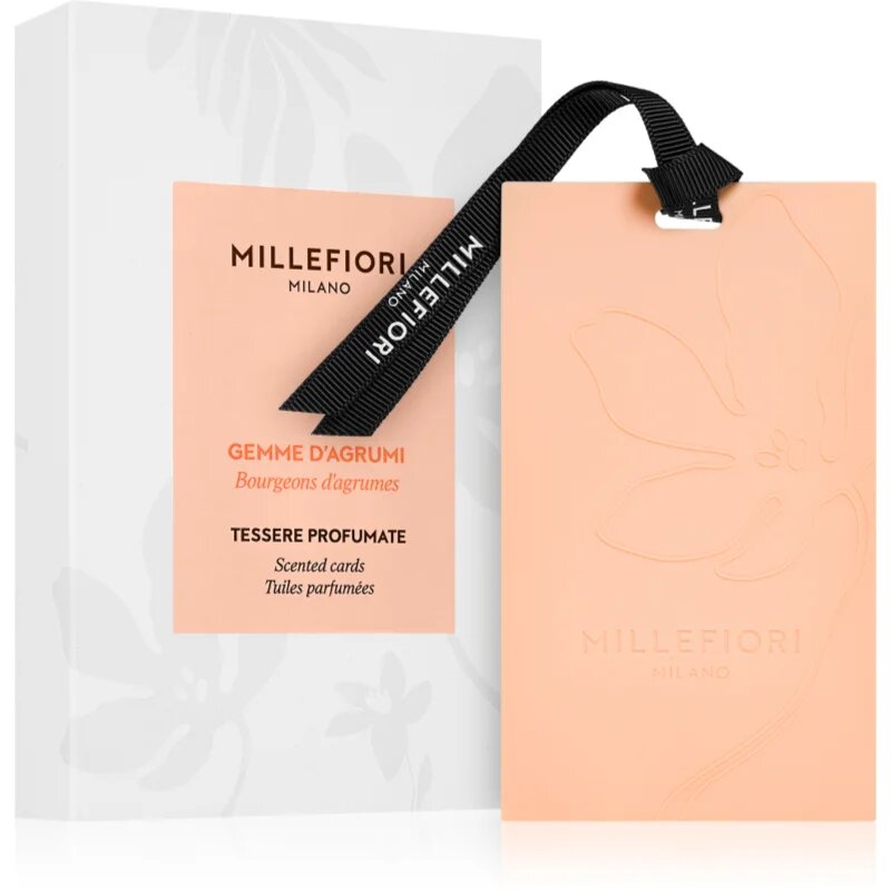 Millefiori Milano Laundry Gemme D´Agrumi illatosító kártya 3 db