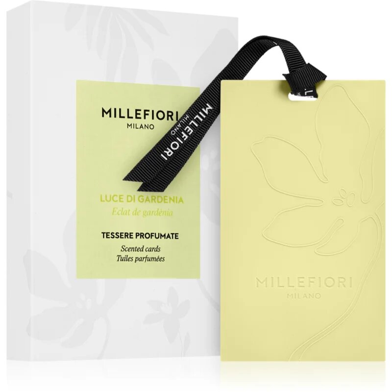 Millefiori Milano Laundry Luce Di Gardenia illatosító kártya 3 db