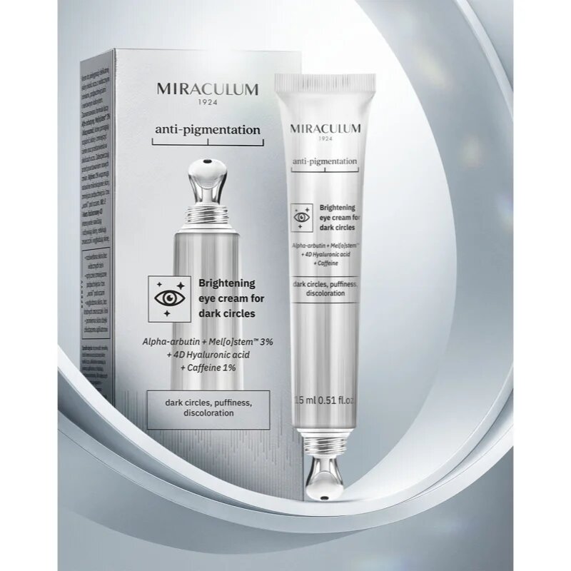 Miraculum Anti- Pigmentation bőrélénkítő szemkrém duzzanatok és sötét karikák ellen 15 ml