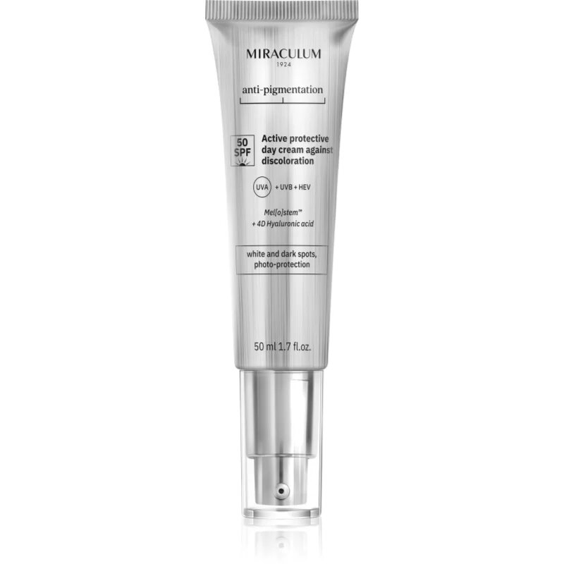 Miraculum Anti- Pigmentation SPF 50 ápoló nappali krém a pigment foltok ellen SPF 50 50 ml