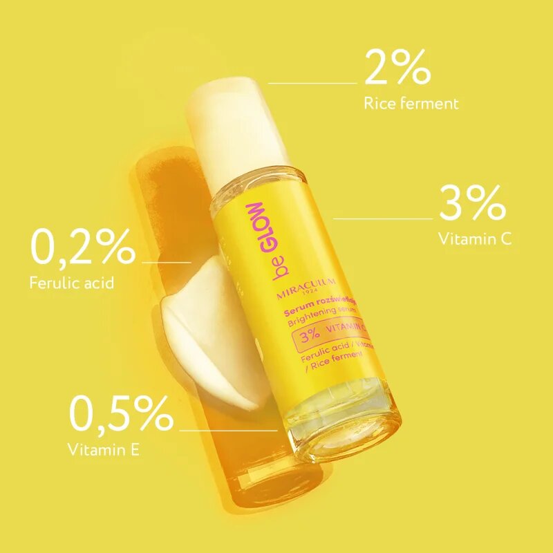 Miraculum be GLOW bőrélénkítő szérum C-vitaminnal 30 ml