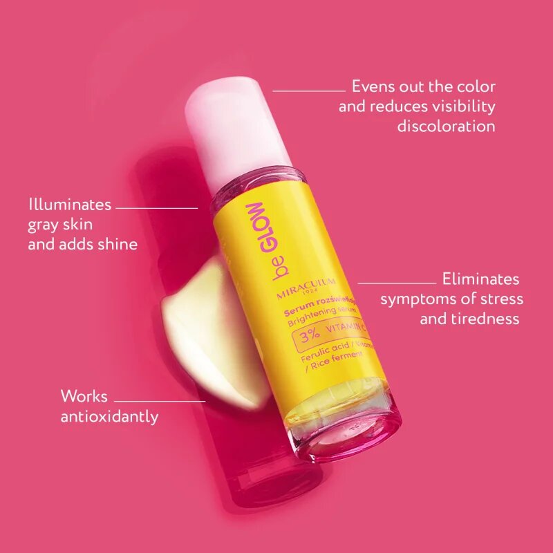 Miraculum be GLOW bőrélénkítő szérum C-vitaminnal 30 ml