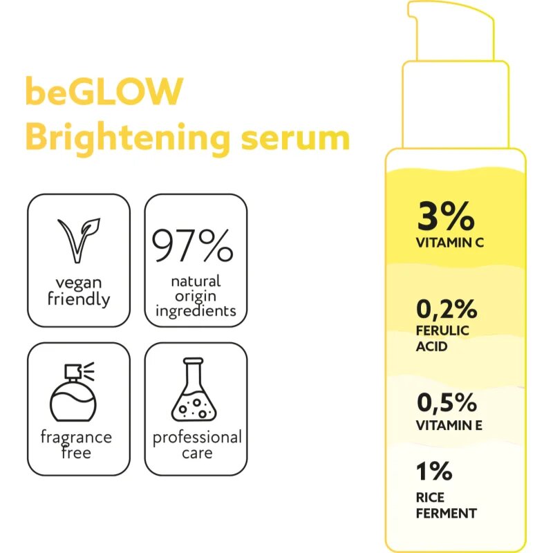 Miraculum be GLOW bőrélénkítő szérum C-vitaminnal 30 ml