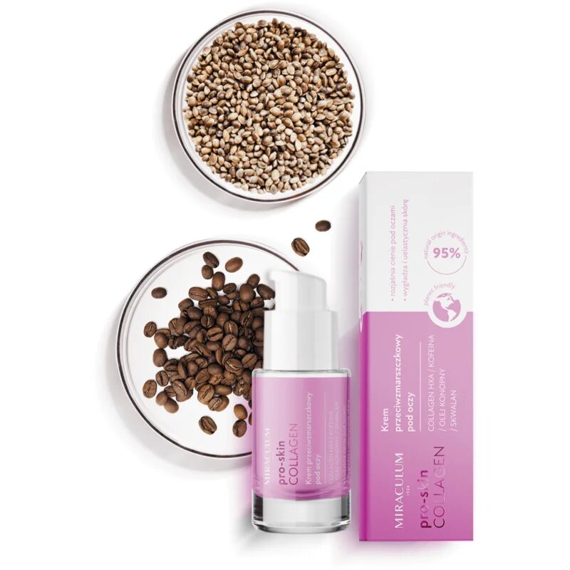 Miraculum Collagen Pro-Skin szemkrém a duzzanatok és ráncok ellen 15 ml