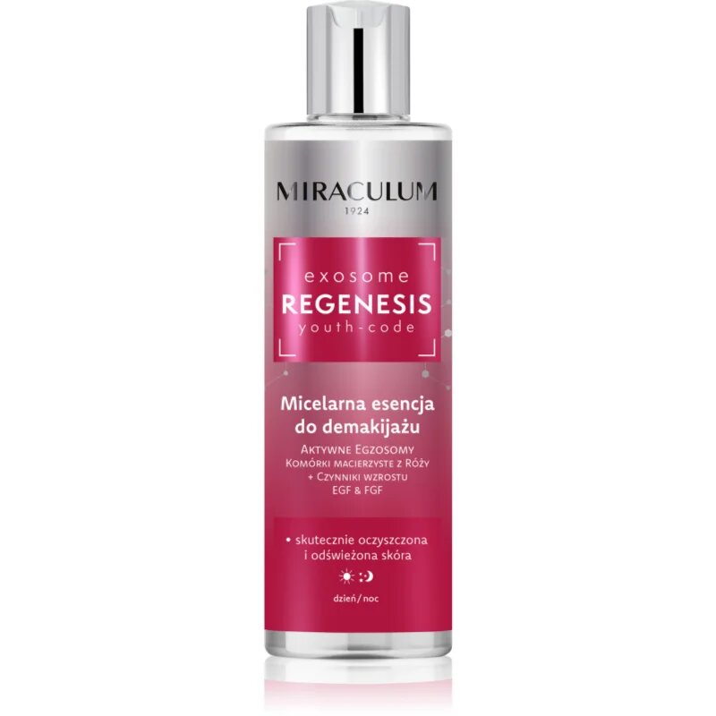 Miraculum Exosome Regenesis tisztító és lemosó micellás víz 200 ml