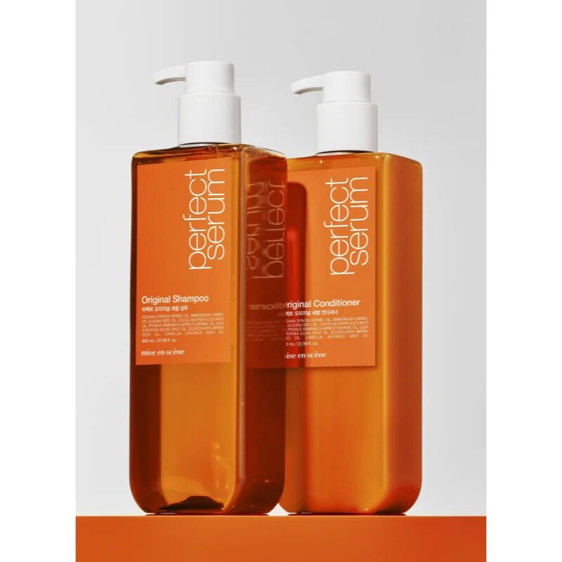 mise en scene Perfect Serum Original Shampoo megújító sampon a fénylő és selymes hajért 680 ml
