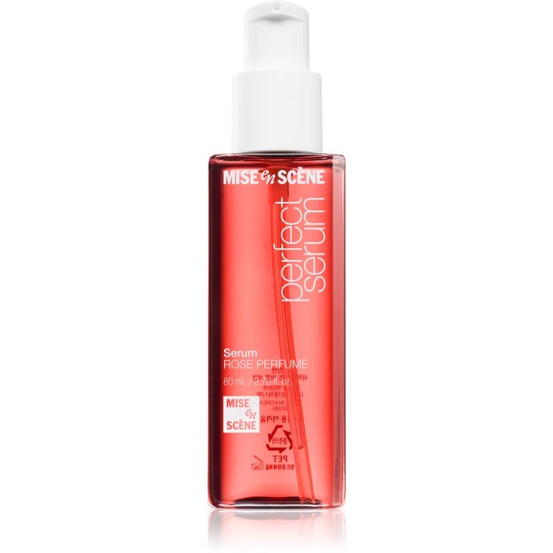 mise en scene Perfect Serum Rose Parfume erősítő hajszérum virág illattal hölgyeknek 80 ml