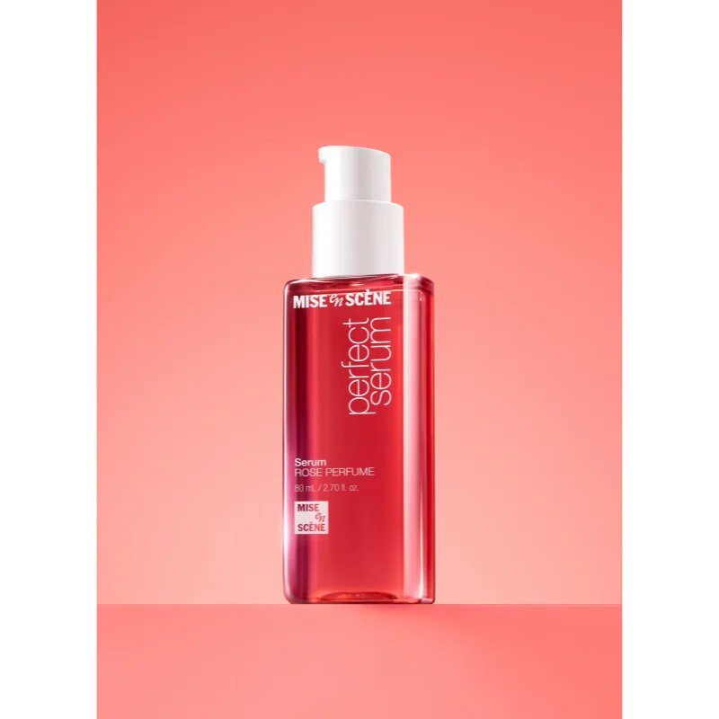 mise en scene Perfect Serum Rose Parfume erősítő hajszérum virág illattal hölgyeknek 80 ml