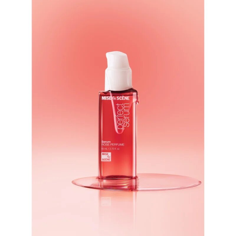 mise en scene Perfect Serum Rose Parfume erősítő hajszérum virág illattal hölgyeknek 80 ml