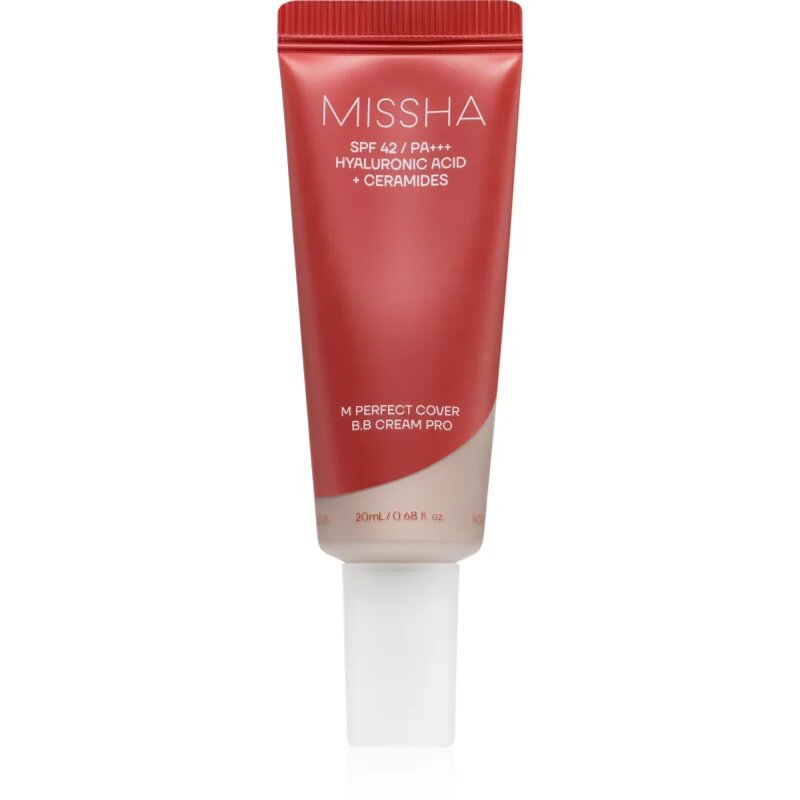 Missha M Perfect Cover BB Cream Pro hidratáló BB krém magas UV védelemmel árnyalat 21 20 ml