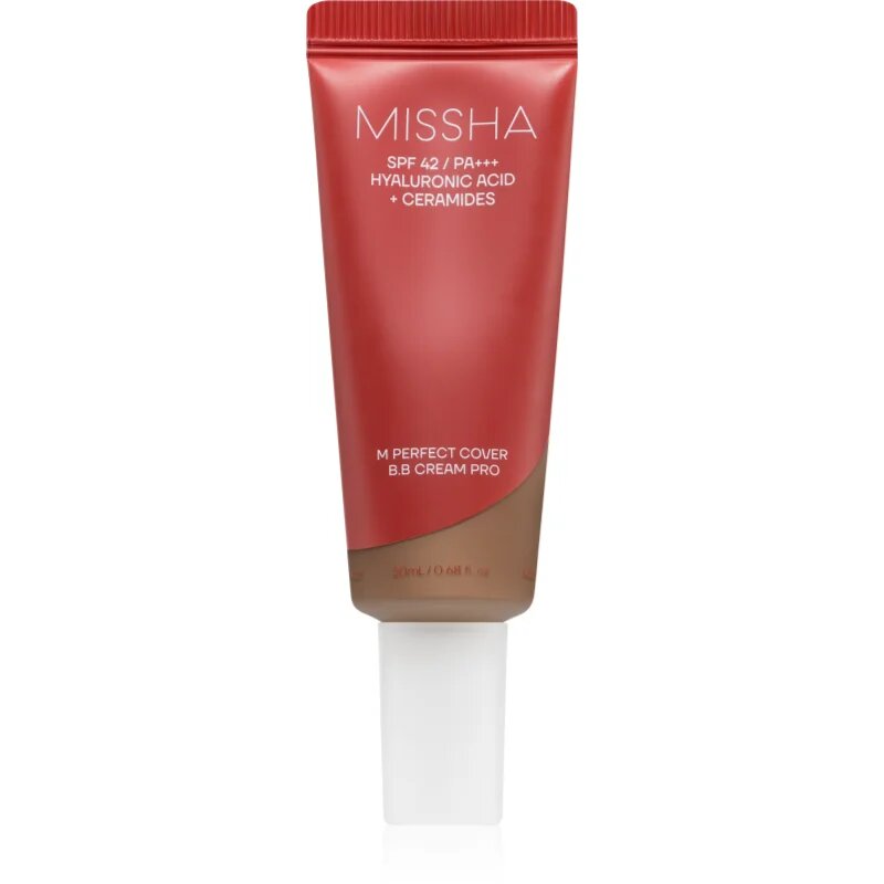 Missha M Perfect Cover BB Cream Pro hidratáló BB krém magas UV védelemmel árnyalat #41 20 ml
