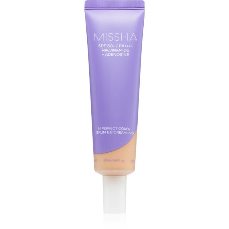 Missha M Perfect Cover Serum BB Cream Pro tónusegyesítő BB krém a bőr tökéletlenségeire SPF 50+ árnyalat #27 50 ml