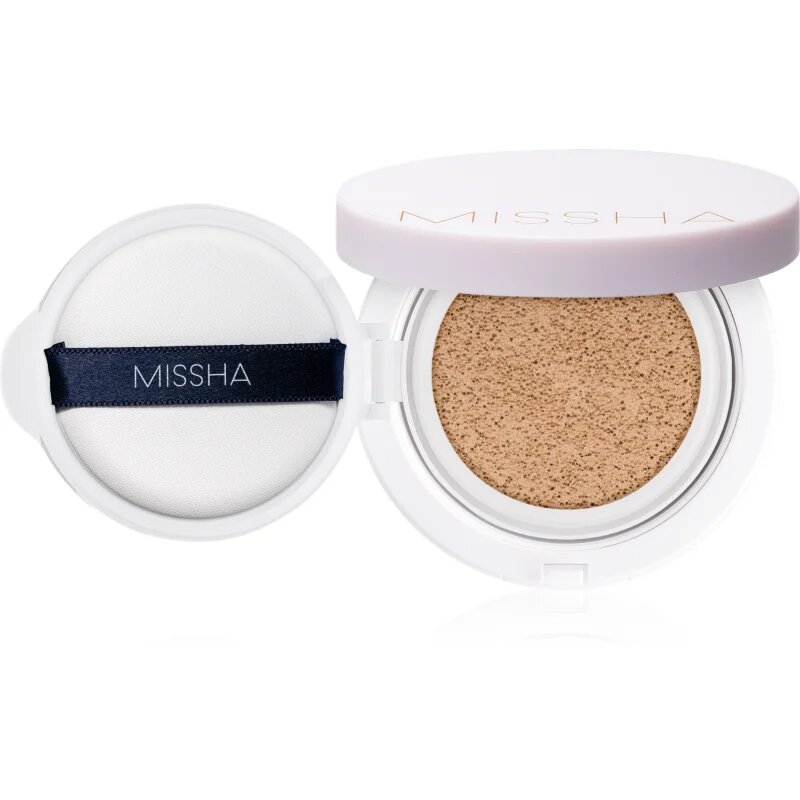 Missha Magic Cushion Moist Up hidratáló alapozó sminkszivaccsal SPF 50+ árnyalat No. 21 15 g