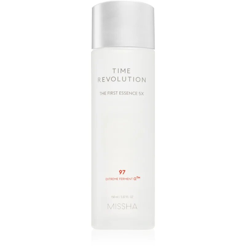 Missha Time Revolution The First Treatment Essence 5x Extreme Ferment koncentrált hidratáló esszencia az arcbőr regenerálására és megújítására 150 ml