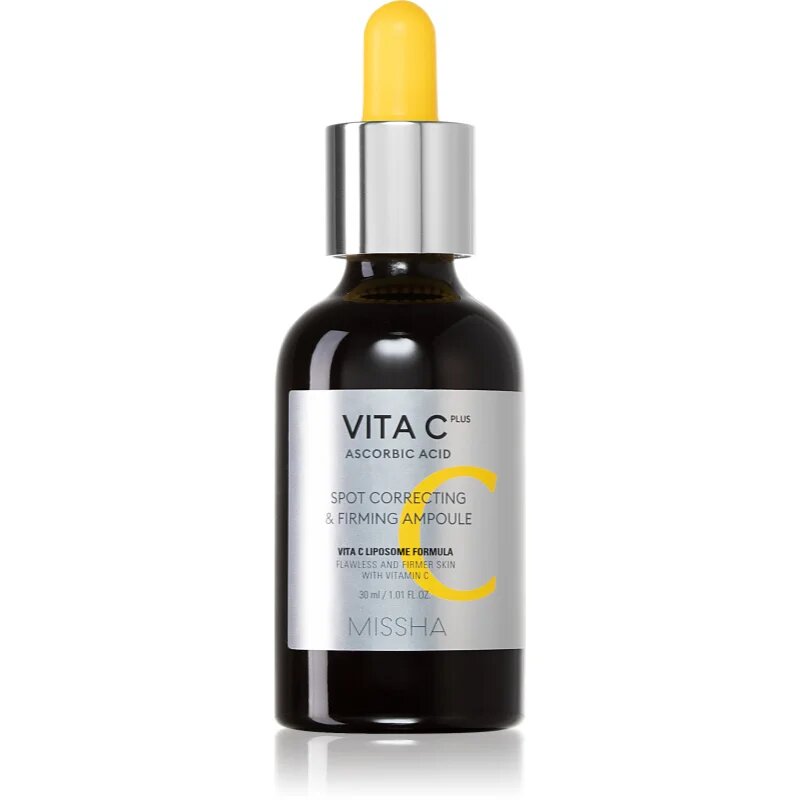 Missha Vita C Plus antioxidáns feszesítő arcszérum a pigment foltok ellen 30 ml