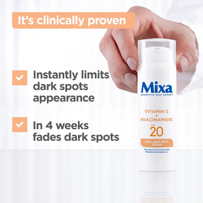 MIXA Anti-Dark Spot nappali krém a sötét foltok ellen SPF 20 50 ml