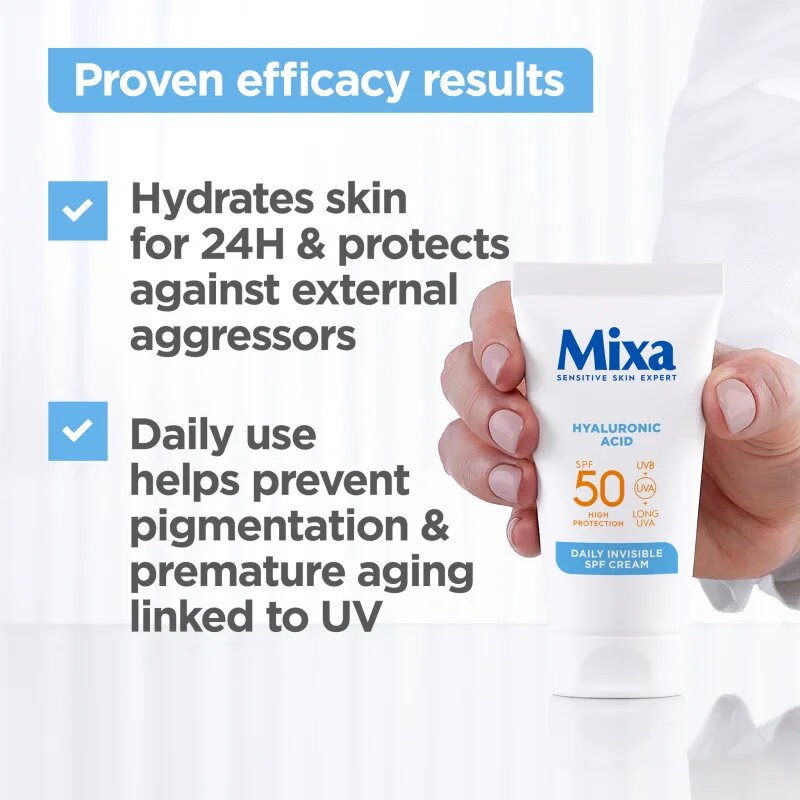 MIXA Anti-Dryness hidratáló nappali krém SPF 50 50 ml