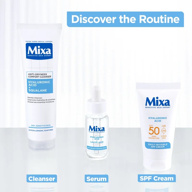MIXA Anti-Dryness hidratáló nappali krém SPF 50 50 ml
