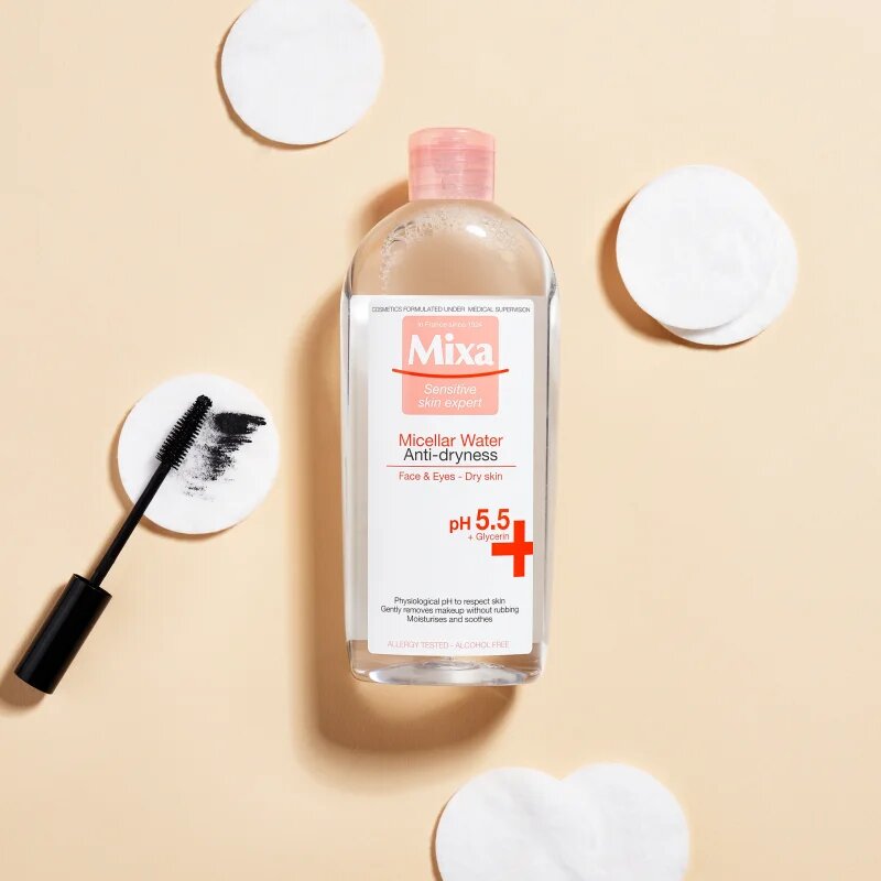 MIXA Anti-Dryness micellás víz a bőr kiszáradása ellen 400 ml
